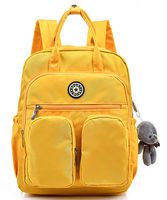 Scioltoo Nylon Backpack Girl Cute Lightweight Waterproof Laptop Tote 13-15 Inch Suitable For Travel Academy Hiking Camping Yellow A-Yellow