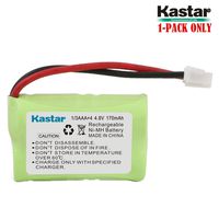 Kastar 170mAh Ni-MH Rechargeable Battery for SportDog FR200, SD-400, SD-800, SAC00-15724, PetSafe Yard and Park Remote Dog Trainer, PDT00-12470 RFA-417 PAC00-12159 FR-200P Collar Receiver plus Coaster