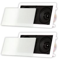 Acoustic Audio HD-5c in Wall Speakers Home Theater Surround Sound 2 Speaker Set