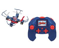 Marvel Licensed Avengers Captain America Micro Drone 4.5 CH 2.4GHz RC Quadcopter, Blue/Red, 6.5 x 3 x 8.75