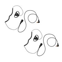 2 Pack Maxtop AEH0407D-M12 D-Sharp Earhanger PTT for Motorola SL1K SL1M SL7550 SL300 SL500