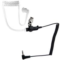 2.5mm Police Listen Only Acoustic Tube Earpiece Headset for Radio Speaker Mic by The Comm Guys