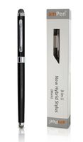 amPen Hybrid Stylus - 3-in-1 (Dual Sided Stylus Tips and Ink Pen) Ultra-Sensitive Touchscreen Stylus (Black)