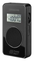 Sangean DT-500W AM/FM/NOAA Weather Alert with AM Auto Tracking, USB Charging, and Swivel Antenna Pocket Radio