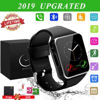 Smart Watch,Smartwatch for Android Phones, Smart Watches Touchscreen with Camera Bluetooth Watch Phone with SIM Card Slot Watch Cell Phone Compatible Android Samsung iOS Phone XS X8 7 6 5 Men Women