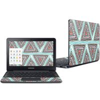 Mightyskins Skin Compatible with Samsung Chromebook 3 11.6" - Aztec Pyramids | Protective, Durable, and Unique Vinyl Decal Wrap Cover | Easy to Apply, Remove, and Change Styles | Made in The USA