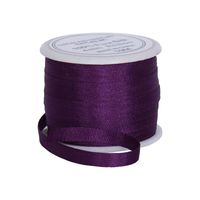 Threadart 100% Pure Silk Ribbon - 4mm Purple Passion - No. 601-3 Sizes - 50 Colors