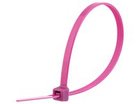 8 Inch Purple Standard Nylon Cable Tie - 100 Pack