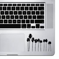 StickAny Palm Series 10 Palm Trees Sticker for MacBook Pro, Chromebook, and Laptops (Black)