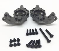 Treal Alloy Inner Front Portal Drive Housing for Traxxas TRX-4 Crawler RC Car (2) pcs - Gray