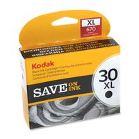 Kodak 30B/XL Ink Cartridge - Black - 1 Year Limited Warranty