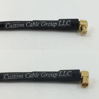 6 inch RGU178 MCX MALE ANGLE to MCX FEMALE ANGLE Pigtail Jumper RF coaxial cable 50ohm High Quality Quick USA Shipping