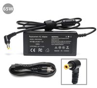 65W AC Adapter for ASUS X551C X551CA X551M X551MA X551MAV Q400A Q501LA Q502 Charger;Toshiba Satellite C55 C655 C850 C50 L755 C855 L655 L745 P50 C855D Power Supply Cord