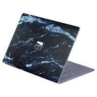 MasiBloom Top Side Laptop Sticker Decal for 13" 13.5 inch Microsoft Surface Laptop 3 & 2 & 1 (2019/18/17 Released), Not Compatible with Surface Book (Marble- Deep Blue)
