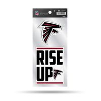 NFL Atlanta Falcons Double Up Die Cut 2-Piece Sticker Sheet