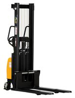 Vestil SE/HP-98 Hand Pump Powered Stacker, 98" Maximum Height, Yellow