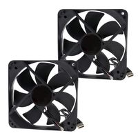 SING F LTD 2 Pack DC 5V CPU Cooling USB Case Radiator Silent Fan Cooling Blower Compatible with Computer CPU Cooler