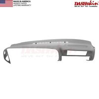 DashSkin Molded Dash Cover Compatible with 97-00 GM SUVs and Pickups in Medium Grey (USA Made)