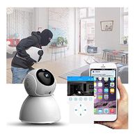 dozenla Baby Monitor Home Voice Intercom Phone Remote Alarm Video HD Wireless Surveillance Camera WiFi Surveillance Cameras for Home Shop Office