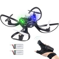 Andals 2019 Newest Gesture Control Drone Mini 2.4G 6 Axis RC Quadcopter Easy to Fly Great Gift Outdoor Fly Freely Gestures Control Drone for Kids