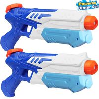 MeiGuiSha 2 Pack Super Soaker Water Gun Blaster High Capacity Water Soaker Blaster Squirt Toy Swimming Pool Beach Party Favors Sand Water Fighting Toy for Kids