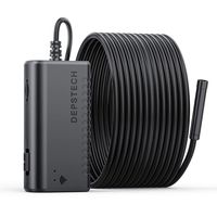 Wireless Endoscope, DEPSTECH WiFi Borescope Inspection Camera 2.0 Megapixels HD Snake Camera for Android and iOS Smartphone with 33ft Cable