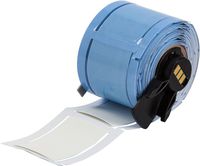 Brady PSPT-750-2-WT-R BMP61, BMP71 and TLS 2200Series PermaSleeve Heat-Shrink Polyolefin Tubing, Fits 24/0 AWG, 1.25" Width, White (Pack of 70)