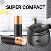 Versatile Dash Cam Wifi Sports Cam with Battery 1080P with Magnet SD Card Cloud Recording Surveillance Motion Detection For Phone Mini Hidden Camera Baby Nanny Dog Cam (Mini (EC06))