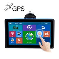 E-ACE GPS Navigation for Car, Car GPS Navigation System with 7 Inch Touch Screen 8GB Memory Advanced Lane Guidance Voice Steering and Lifetime Map Update