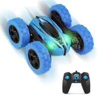 Remote Control Car RC Cars - Drift High Speed Off Road Stunt Truck, Monster Race Toy with 2 Rechargeable Batteries, 4 Wheel Drive, Cool Birthday Gifts for Boys Age 3 5 6 7 8 9 10 11 Year Old Kids Toys