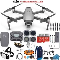DJI Mavic 2 PRO Drone Quadcopter, with ND, Cpl Lens Filters, Backpack, 64GB SD Card, VR Goggles, with Hasselblad Video Camera Gimbal Bundle Kit with Must Have Accessories