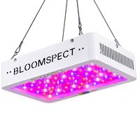BLOOMSPECT 600W LED Grow Light: Full Spectrum for Indoor Hydroponics Greenhouse Plants Veg and Bloom (60pcs 10W LEDs)