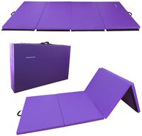 BalanceFrom BFGR-01PP All-Purpose Extra Thick High Density Anti-Tear Gymnastics Folding Exercise Aerobics Mats, 4' x 10' x 2"