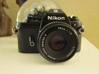 Nikon Em 35mm Film Camera SLR Body W/lens 50mm