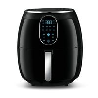Gourmia GAF718 Digital Free Fry Air Fryer- No Oil Healthy Cooking - Touch LCD Display with 8 Presets - 1700 Watt - 7 Qt Basket Pan - Recipe Book Included