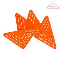 Rocketbook Beacons - Digitize Your Whiteboard - Reusable Stickers to Upload Your Whiteboard Notes to The Cloud (3 Pack)