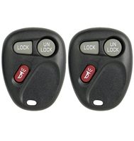 Keyless2Go Keyless Entry Car Key Fob Replacement for Vehicles That Use 3 Button KOBLEAR1XT 15042968 Remote, Self-programming - 2 Pack