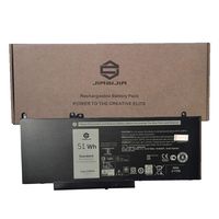 JIAZIJIA G5M10 Laptop Battery Replacement for Dell Latitude 5450 5550 E5450 E5550 Series Notebook R0TMP RYXXH Black 7.4V 51Wh 6460mAh