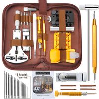 Watch Repair Kit, E·Durable Professional Spring Bar Tool Set 149 in 1 Watch Battery Replacement Tool Kit with Mannual and Carrying Bag Durable Watch Repair Tool Screwdriver Spring Bar Tool Set