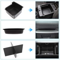 RT-TCZ JK Accessories Center Console Organizer & Grab Bar Passenger & Handle Box Divider Grab Tray for Jeep Wrangler JK JKU Sahara Rubicon Sports 2011-2018 3 PCS
