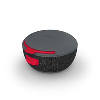 iFrogz 302101284 Audio - Wireless Earbud Charging Case - Portable Power - Dark Grey/Red