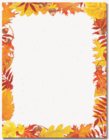 Masterpiece Fall Foliage Letterhead - 8.5 x 11 - 25 Sheets