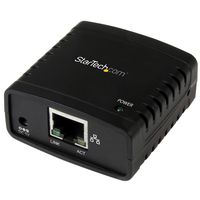 StarTech.com 10/100Mbps Ethernet to USB 2.0 Network Print Server - Windows 10 - LPR - LAN USB Print Server Adapter (PM1115U2)