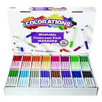Colorations Washable Classic Markers Classroom Pack - Set of 256 (Item # 982561)