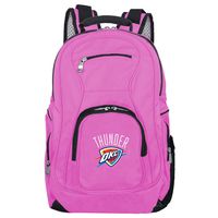 NBA Oklahoma City Thunder Voyager Laptop Backpack, 19-inches, Pink