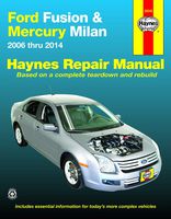Ford Fusion & Mercury Milan (06-14) Haynes Repair Manual (Does not include information specific to hybrid models. Includes thorough vehicle coverage apart from the specific exclusion noted)