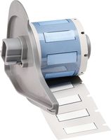 Brady M71-187-1-344 Shrink Tubing, PermaSleeve Heat-Shrink Polyolefin, 1.015" W x 0.335" H (25.780 mm x 8.510 mm), White, 100/Roll (Pack of 100)