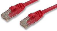 Lynn Electronics ECAT5-4PR-10RDB 10-Feet Red Booted Patch Cable, 5-Pack