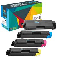 Do it Wiser Compatible Toner Cartridge Replacement For Kyocera FS-C5150DN P6021cdn - TK-582K TK-582C TK-582M TK-582Y - (Black Cyan Magenta Yellow, 4-Pack)