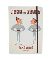 Saturday Night Live Hans and Franz 96 Pages A5 Multi-Use Notebook, 5-3/4 x 8-1/4 Inches (SNLJ02)